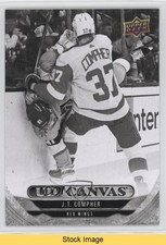 2024-25 Upper Deck Series 2 UD Canvas Black & White JT Compher #C153 READ 12g7