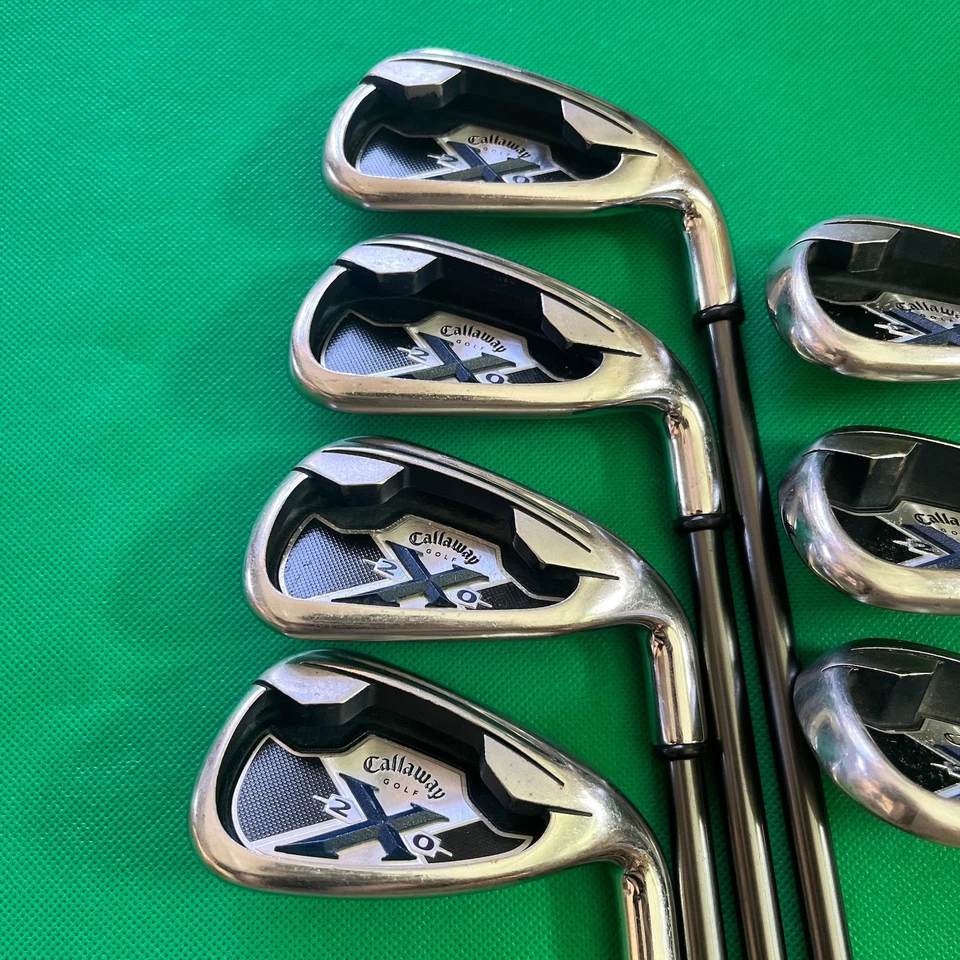 Callaway X-20 X20 Iron set 7pcs 5-Pw,Sw X Series 60i Flex R Regular Golf Clubs - Image 3 of 4