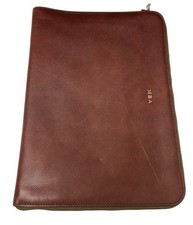 Vintage 1980s Bottega Veneta Brown Slim Leath...