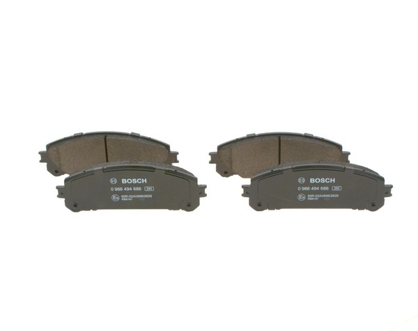 NEU - Bosch 0986494686 Bremsbelagsatz, Scheibenbremse FüR Lexus Toyota-image