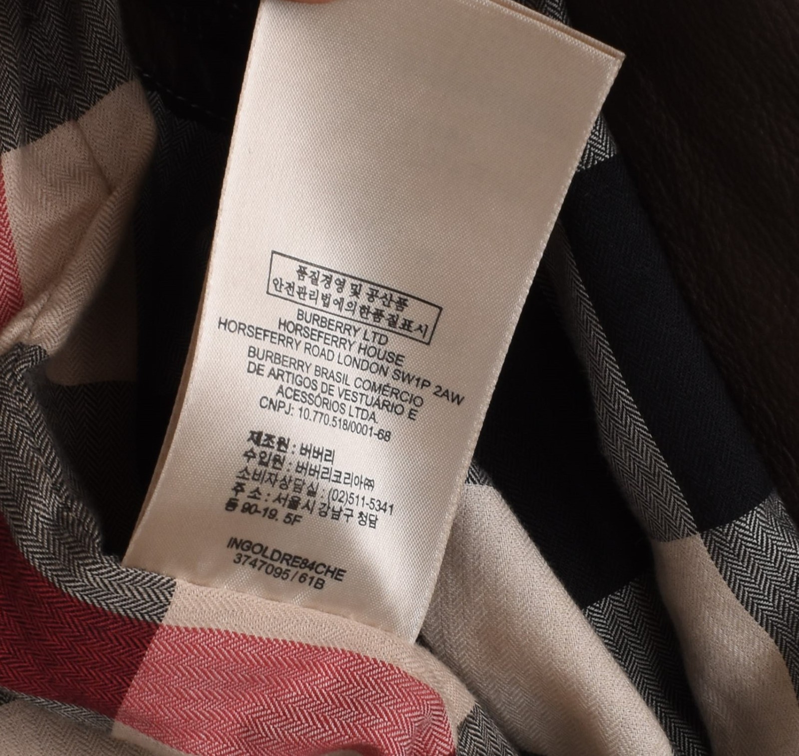 Vintage Burberry Brit Men's Leather Jacket, Multi Pocket, Medium image 10