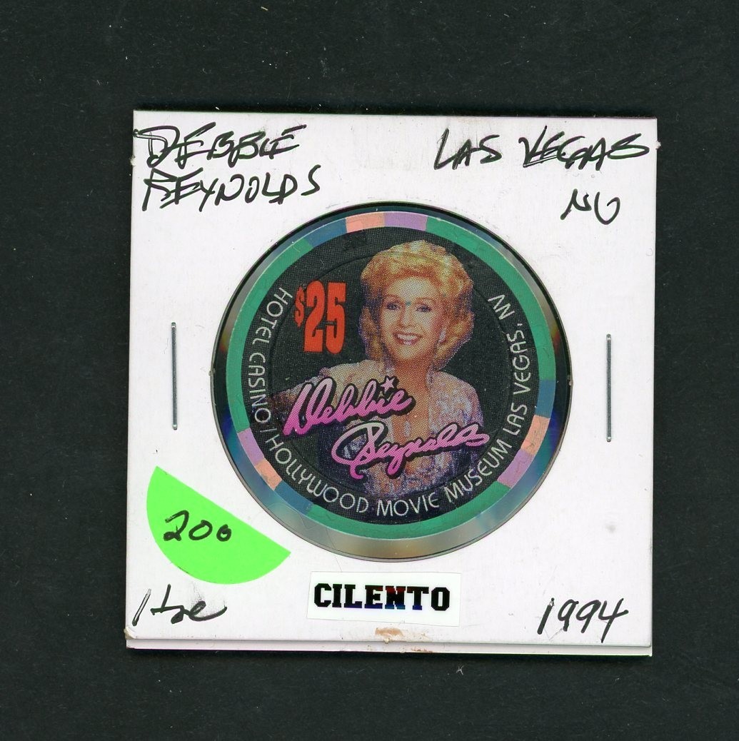 XRARE $25 Debbie Reynolds  Las Vegas, Nevada Casino Chip