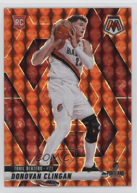 2024 Panini Mosaic Rookies Orange Prizm /249 Donovan Clingan #246 Rookie RC 16m4