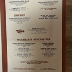 Maxwell’s Beef  & Seafood Restaurant Menu in The Smokies Gatlinburg Tennessee — photo 8