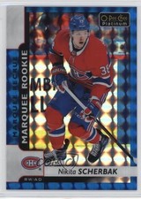 2017-18 O-Pee-Chee Platinum Royal Blue Cubes 25/99 Nikita Scherbak #184 2o7