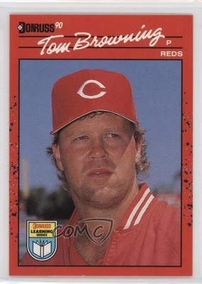 1990 Donruss Learning Series Tom Browning #54 0b5