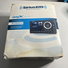 SiriusXM SXPL1V1 Onyx Plus Vehicle Satellite Radio - OPEN BOX DAMAGED BOX