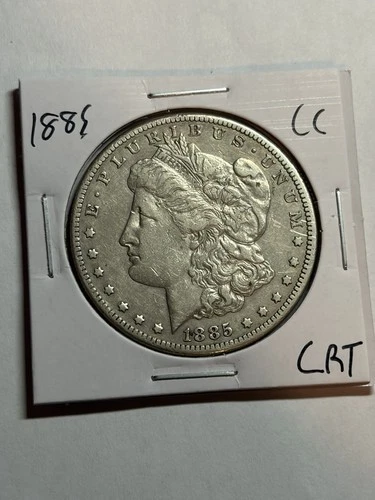1885 CC Morgan Silver Dollar Extra Fine XF Key Date Circulated CC