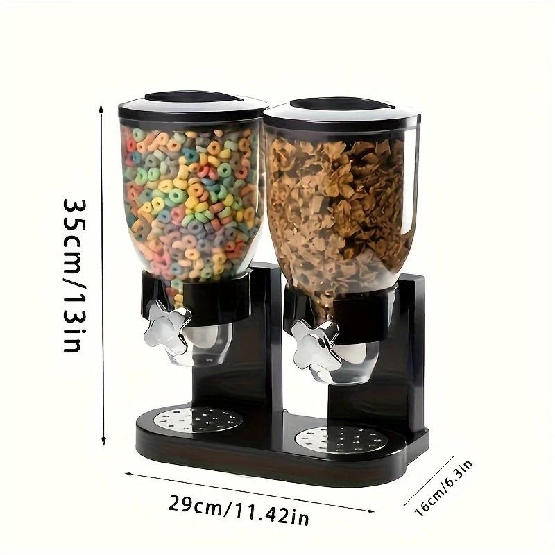 2-Food Dispenser, Cereal Storage Container, Countertop for C