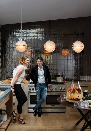 Hinkley Pendant Odeon Medium Orb Pendant 15" Brushed Nickel - Picture 6 of 6