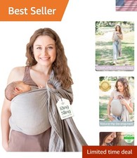 Durable Cotton Muslin Ring Sling Baby Carrier - Perfect for Growing Toddlers