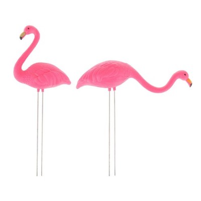 Flamingo Garden Stake Statue Figuren Yard Ornament Zubehör Outdoor Porch Party