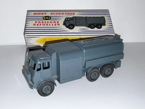 Vintage Used MECCANO DINKY Supertoys No. 642 Rescue Refueller Truck with Box