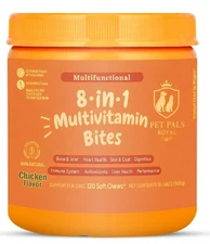 8-in-1 Multivitamin Bites for dogs Wellness 120 chews