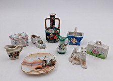VINTAGE OCCUPIED JAPAN MINI PORCELAIN 9 Piece LOT