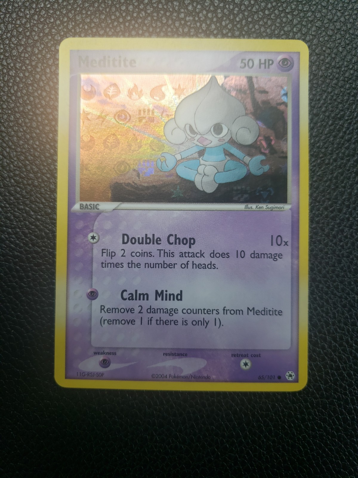 Meditite - Reverse Holo Common Hidden Legends 65/101 NM