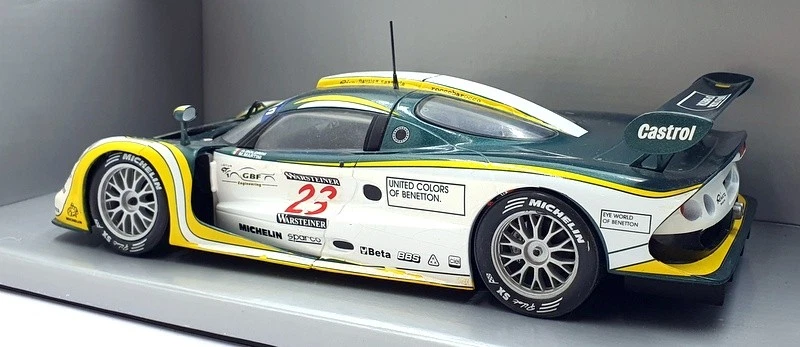Sunstar escala 1/18 diecast 1071 - Lotus Elise GT1 #23 - verde/blanco Foto 2 de 4
