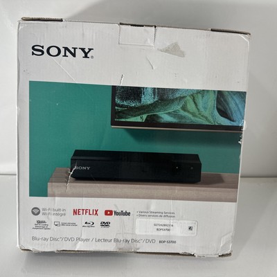 Sony BDP-S3700 Home Theater Full HD Streaming Blu-Ray Disc Player Built-In Wi-Fi