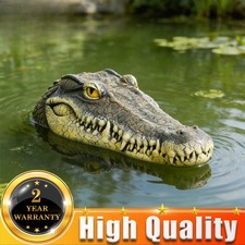 Floating Crocodile Alligator Head Decoy Pool Accessories for Garden Protection