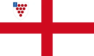 Worcester Cathedral Flag Church Self Adhesive Vinyl Sticker