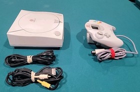🕹Region Free Dreamcast battery, fuse & Disc drive caps replaced 🕹🔥Complete! 