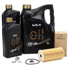 7L ORIGINAL HYUNDAI KIA 5W-30 A5/B5 Motoröl + Ölfilter SANTA FE TUCSON SPORTAGE