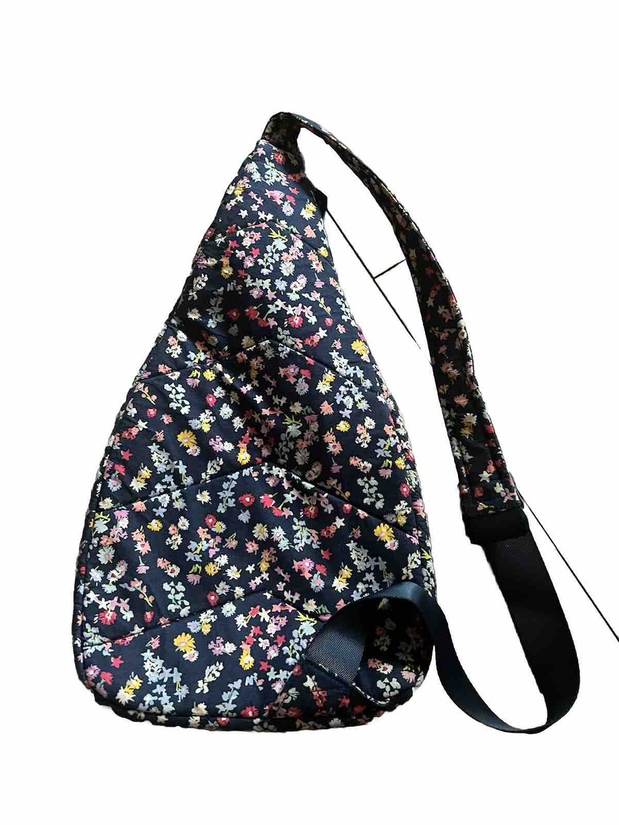 Vera Bradley Essential Sling Backpack Navy Scattered  display picture 1