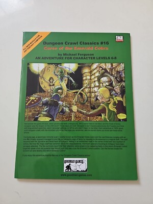Dungeons & Dragons 3rd Ed Dungeon Crawl Classics #16 Curse of the Emerald Cobra 