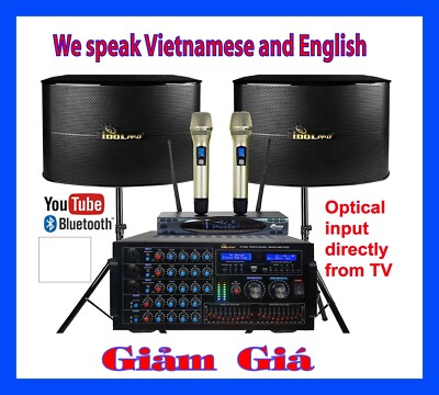 karaoke system IDOLpro 6000W Amplifier DUAL MICROPHONE