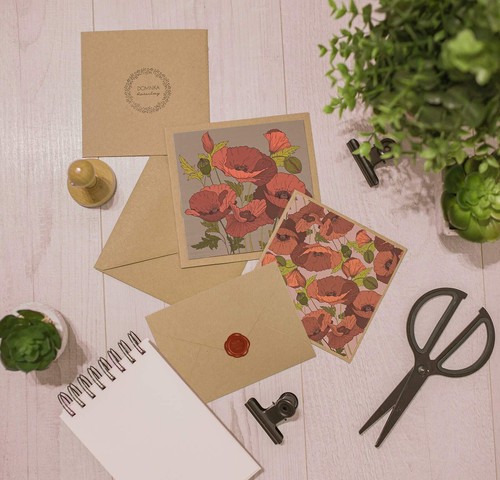 100 Pack Kraft Envelopes Brown Paper Envelopes for Wedding Baby Shower - Picture 5 of 6