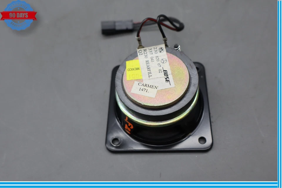 03-08 Altavoz retractor de cinturón de seguridad trasero izquierdo mercedes r230 sl500 oem Foto 4 de 4