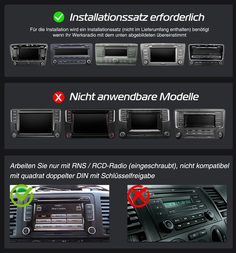 Android 14 4-Core Autoradio Carplay DAB+GPS Navi Für VW GOLF 5 6 Touran Polo EOS - Bild 6 von 15
