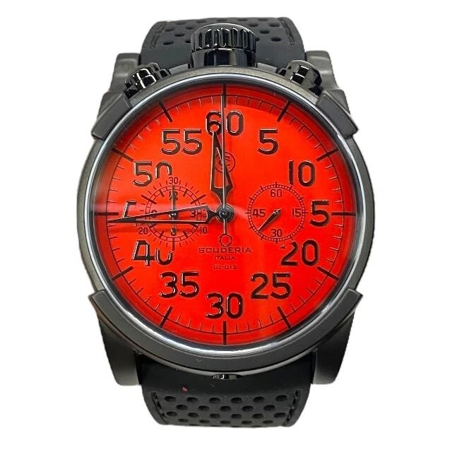 Montre bracelet CT SCUDERIA CS10146 Motonero chronographe quartz 10 atm silicone d'occasion