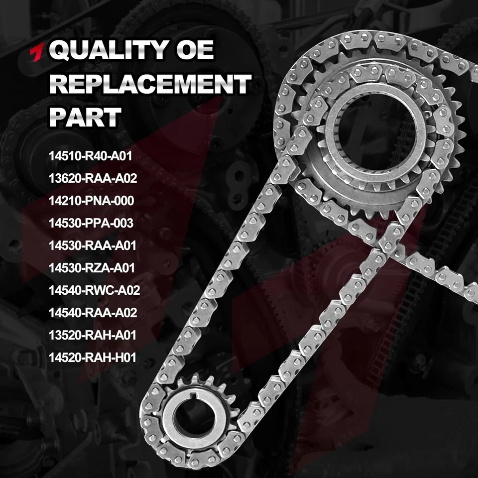 Kit de cadena de distribución del motor con ajuste del árbol de levas Honda Civic Crosstour 2008-2015 Foto 4 de 4