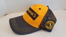 Continental Tires Racing Black & Yellow Truckers Ball Cap Hat Strap Back New