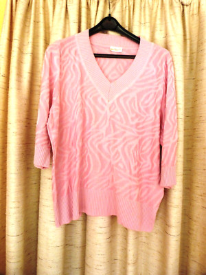 SHIRT  Pulli Sommerpulli Damen von ATELIER gs rosa Gr. 46 (Maße in Beschreibung)
