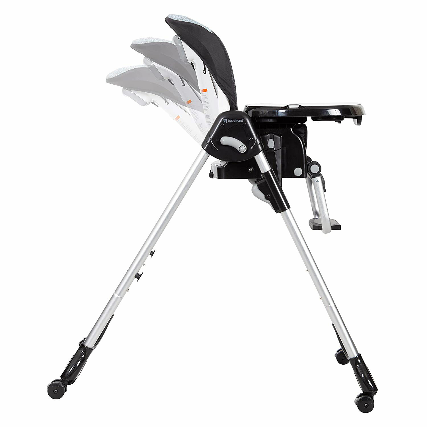 baby trend go lite 5 in 1 feeding center rose gold