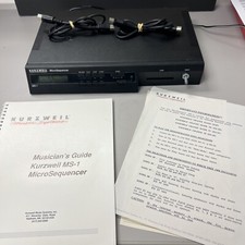 Kurzweil MS1 Micro Sequencer MIDI Synth Controller Tested for Power Only..AS IS