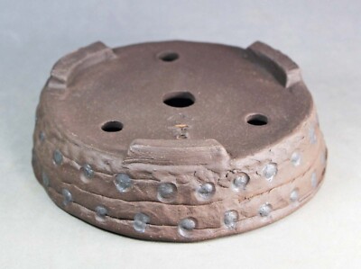 Tokoname Hand-made Round Bonsai Pot by Izumiya, #15E38 : 175*171
