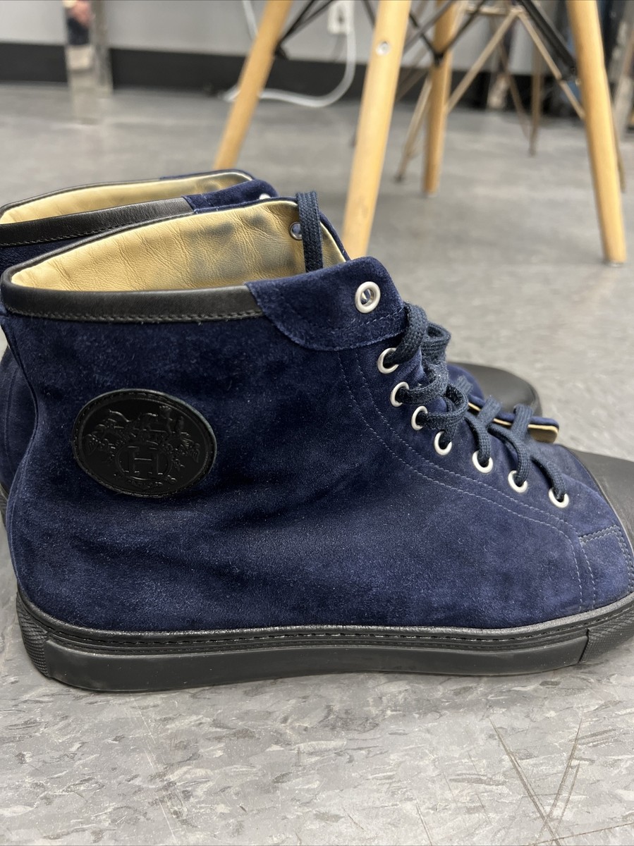 HERMES MENS HIGH TOP SNEAKERS SUEDE SIZE 11 EU 43 | eBay HERMES MENS HIGH TOP SNEAKERS SUEDE SIZE 11 EU 43 | eBay