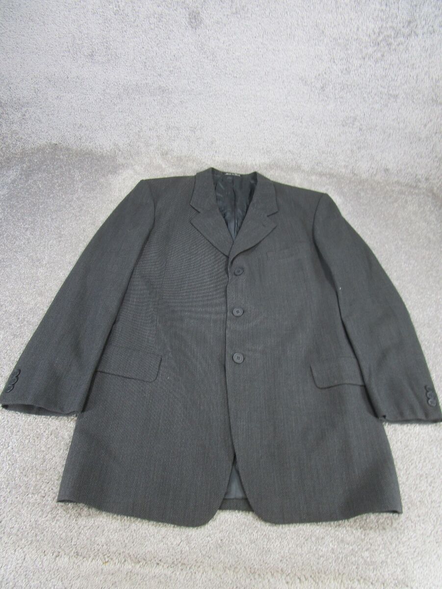 Vintage Giorgio Armani Blazer Mens 44 Long Gray Pure Wool | eBay Vintage Giorgio Armani Blazer Mens 44 Long Gray Pure Wool | eBay