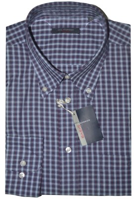 CAMICIA UOMO manica lunga M L XL XXL 3XL100% cotone con taschino