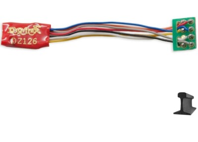 Digitrax DZ126PS ~ New 2026 ~ Z / N / HO Scale ~ DCC Motor Decoder ~ 8 Pin Plug