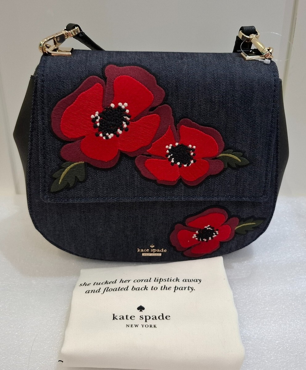 Kate Spade New York Denim Cameron Street Poppy Bag New with Tags