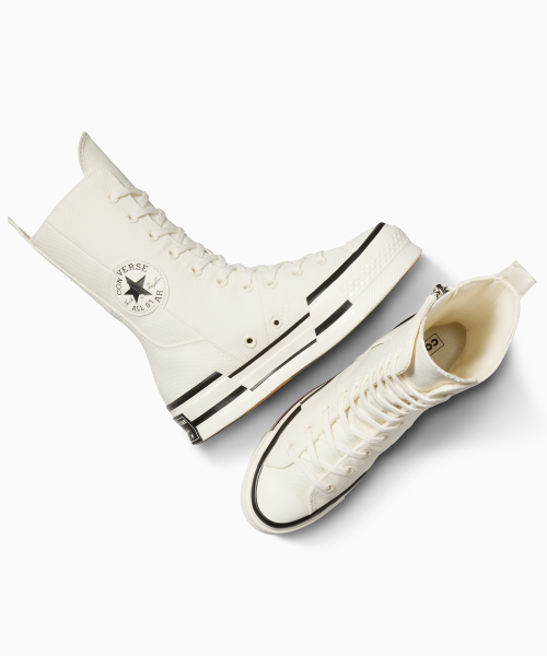 New Converse Women's Chuck 70 Plus X-Hi Shoes - Egret (A08261C) | eBay