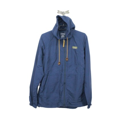 LL Bean Men's Mountain Classic Full Zip Jacket Nautical Navy Size S