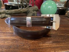 Mexican  Taxco  Sterling Silver Belt Buckle 1  -31-32     