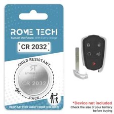 Key Fob Battery Replacement for Cadillac CTS 2019 2018 2017 2016 2015 2014