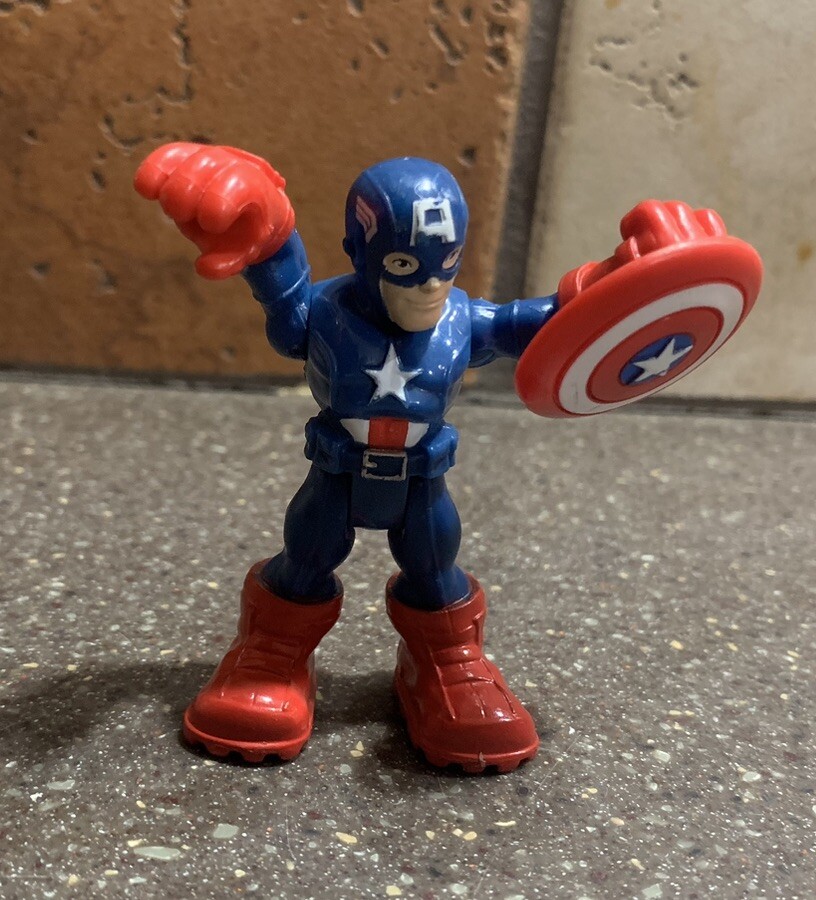 Hasbro Playskool Imaginext Avengers Captain America 2.50" Figure Marvel