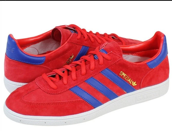 claro repetir ruido ADIDAS SPEZIAL &#034;RARE&#034; Mens 8 Red Suede/Royal Stripe NEW hamburg  samba trimm | eBay